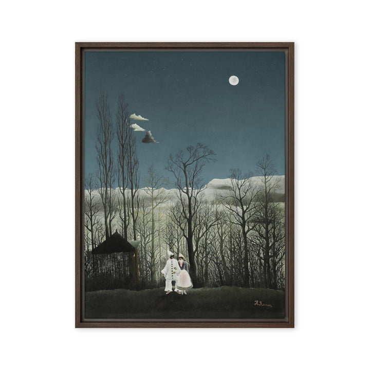 Leinwand - Henri Rousseau, Karnevalsabend Braun / 61x81 cm (24″×32″) artlia