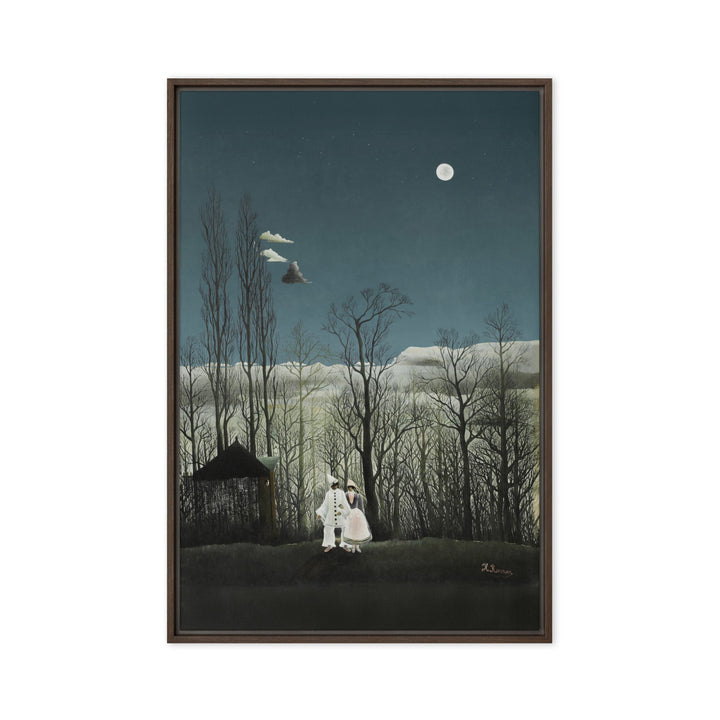 Leinwand - Henri Rousseau, Karnevalsabend Braun / 61x91 cm (24″×36″) artlia