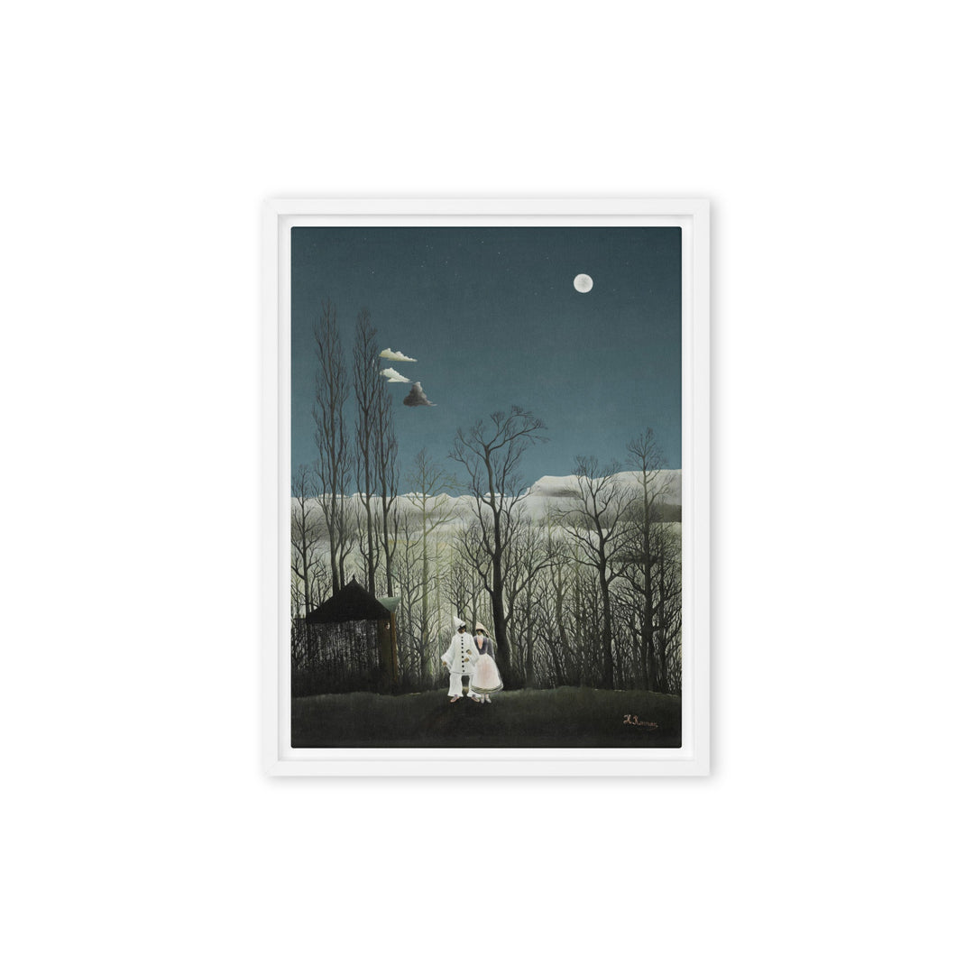 Leinwand - Henri Rousseau, Karnevalsabend Weiß / 31x41 cm (12″×16″) artlia