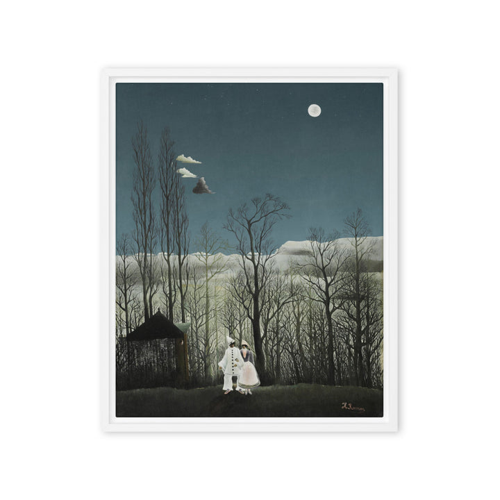 Leinwand - Henri Rousseau, Karnevalsabend Weiß / 41x51 cm (16″×20″) artlia