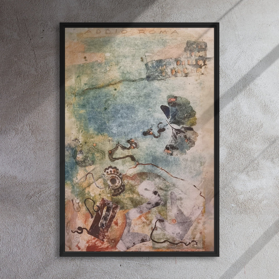 Leinwand - Lia Broecker-Jakob, Monotypie 5971 addio roma artlia