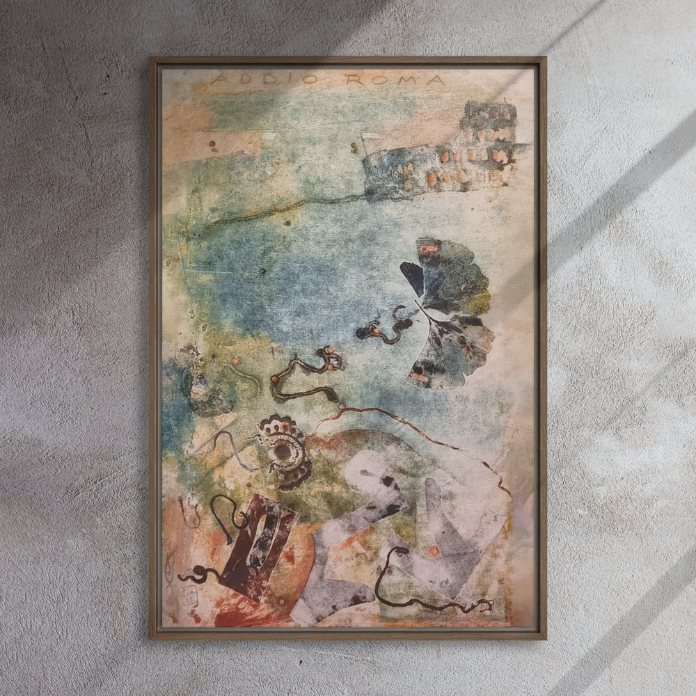 Leinwand - Lia Broecker-Jakob, Monotypie 5971 addio roma artlia