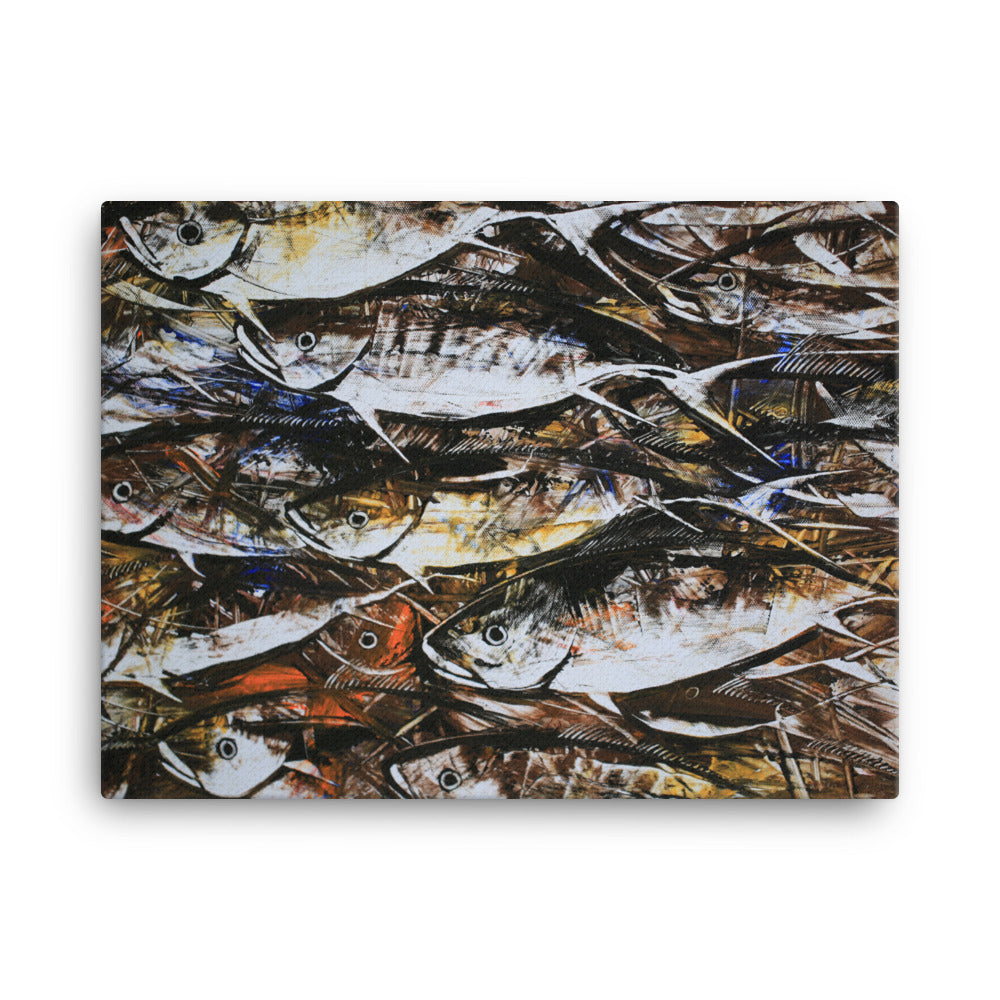 Leinwand - Makrelen 30x41 cm artlia