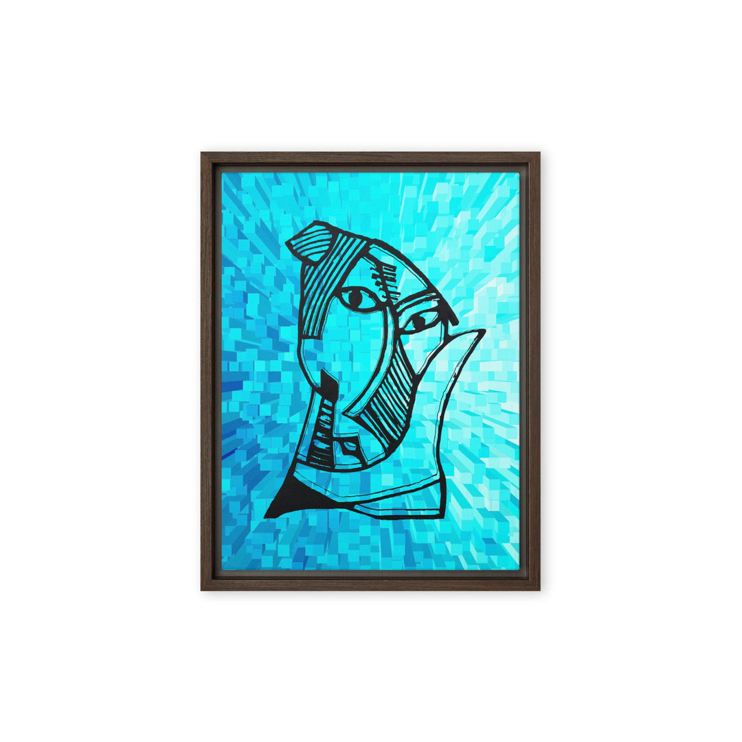 Leinwand - Pablo Picasso, Les Demoiselles d’Avignon Cube Braun / 31x41 cm (12″×16″) artlia