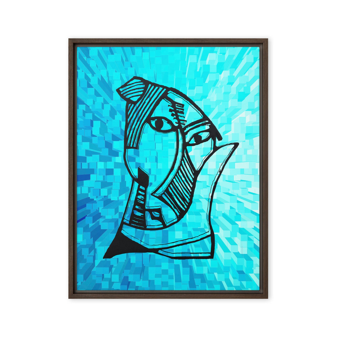 Leinwand - Pablo Picasso, Les Demoiselles d’Avignon Cube Braun / 46x61 cm (18″×24″) artlia