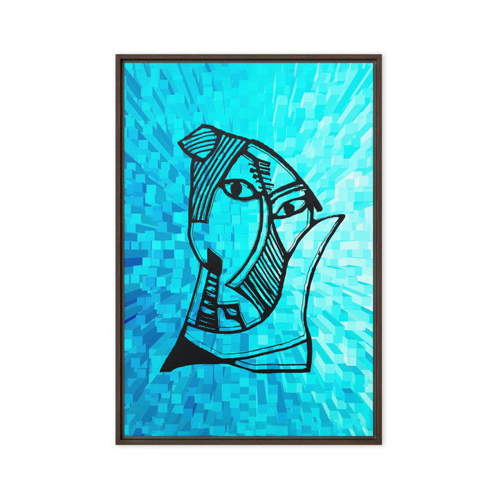 Leinwand - Pablo Picasso, Les Demoiselles d’Avignon Cube Braun / 61x91 cm (24″×36″) artlia