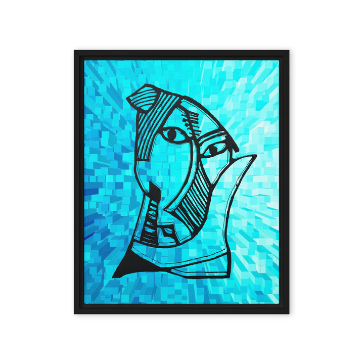 Leinwand - Pablo Picasso, Les Demoiselles d’Avignon Cube Schwarz / 41x51 cm (16″×20″) artlia