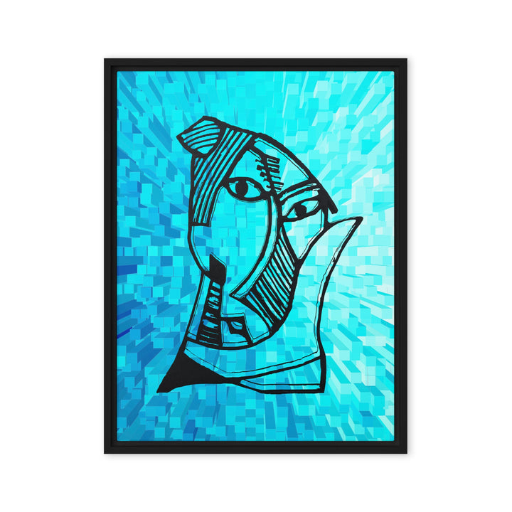Leinwand - Pablo Picasso, Les Demoiselles d’Avignon Cube Schwarz / 46x61 cm (18″×24″) artlia