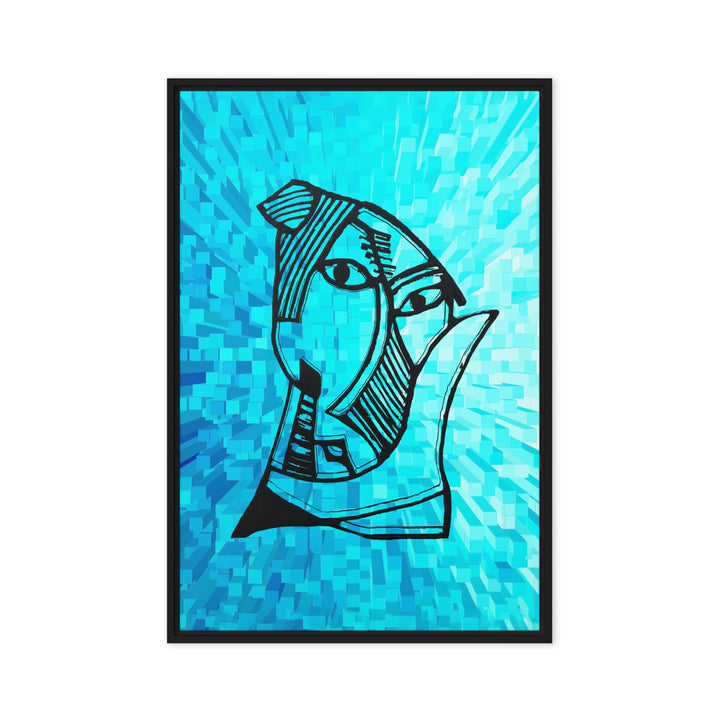 Leinwand - Pablo Picasso, Les Demoiselles d’Avignon Cube Schwarz / 61x91 cm (24″×36″) artlia