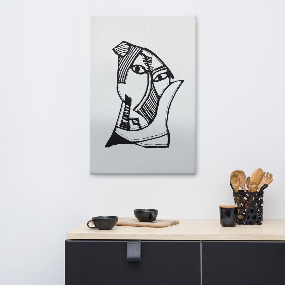 Leinwand - Pablo Picasso, Les Demoiselles d’Avignon grey artlia