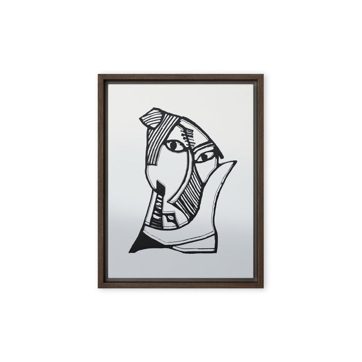 Leinwand - Pablo Picasso, Les Demoiselles d’Avignon grey Braun / 31x41 cm (12″×16″) artlia