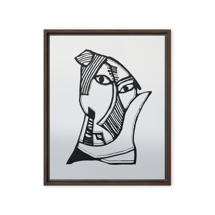 Leinwand - Pablo Picasso, Les Demoiselles d’Avignon grey Braun / 41x51 cm (16″×20″) artlia