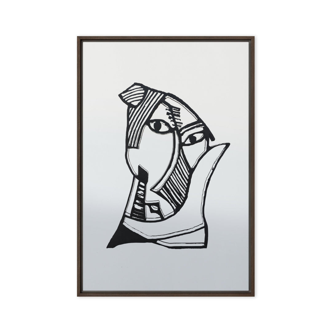 Leinwand - Pablo Picasso, Les Demoiselles d’Avignon grey Braun / 61x91 cm (24″×36″) artlia