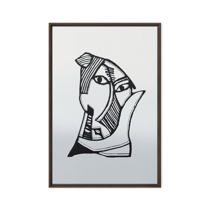 Leinwand - Pablo Picasso, Les Demoiselles d’Avignon grey Braun / 61x91 cm (24″×36″) artlia