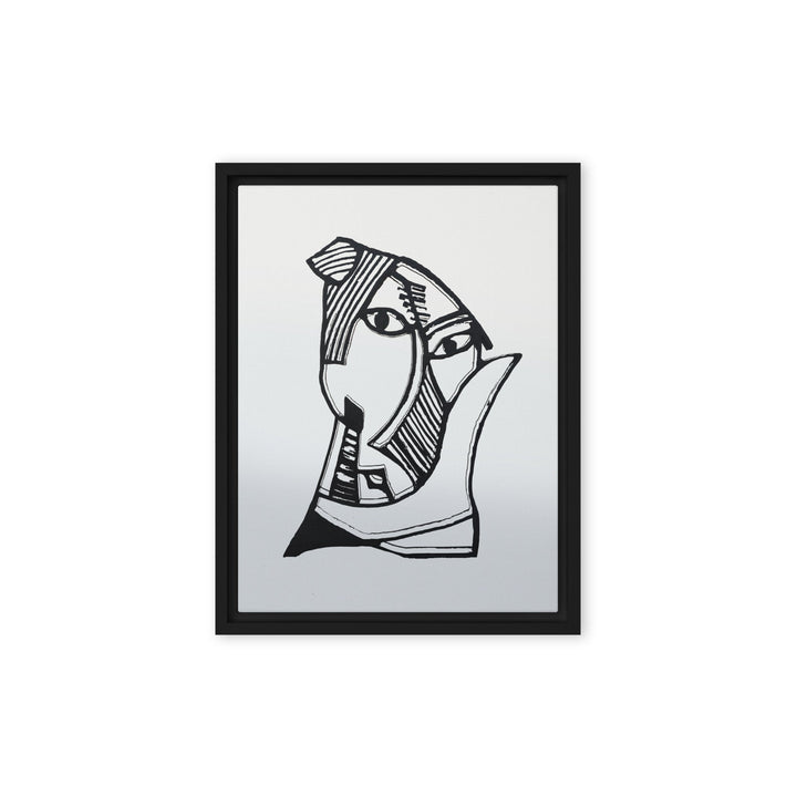 Leinwand - Pablo Picasso, Les Demoiselles d’Avignon grey Schwarz / 31x41 cm (12″×16″) artlia