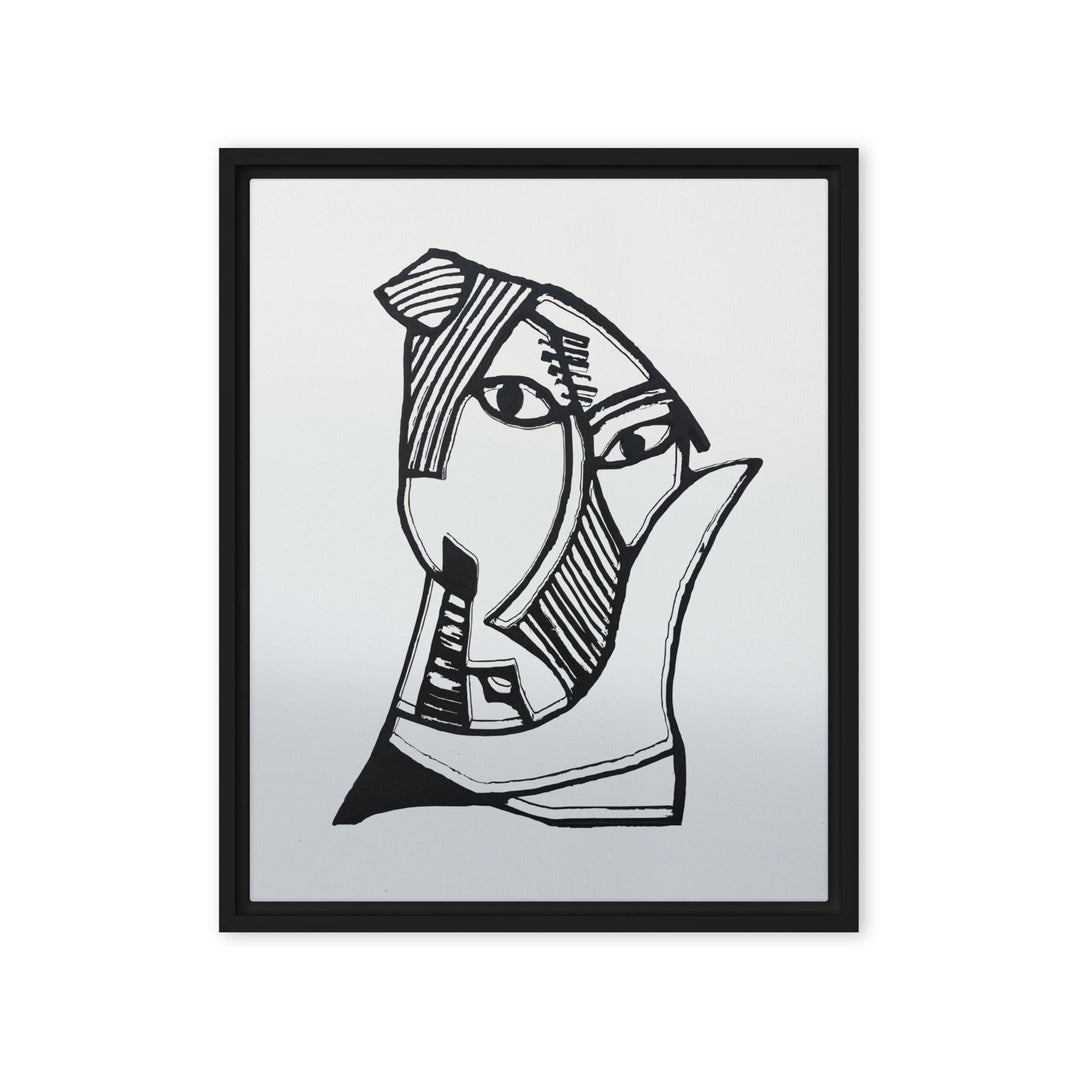 Leinwand - Pablo Picasso, Les Demoiselles d’Avignon grey Schwarz / 41x51 cm (16″×20″) artlia