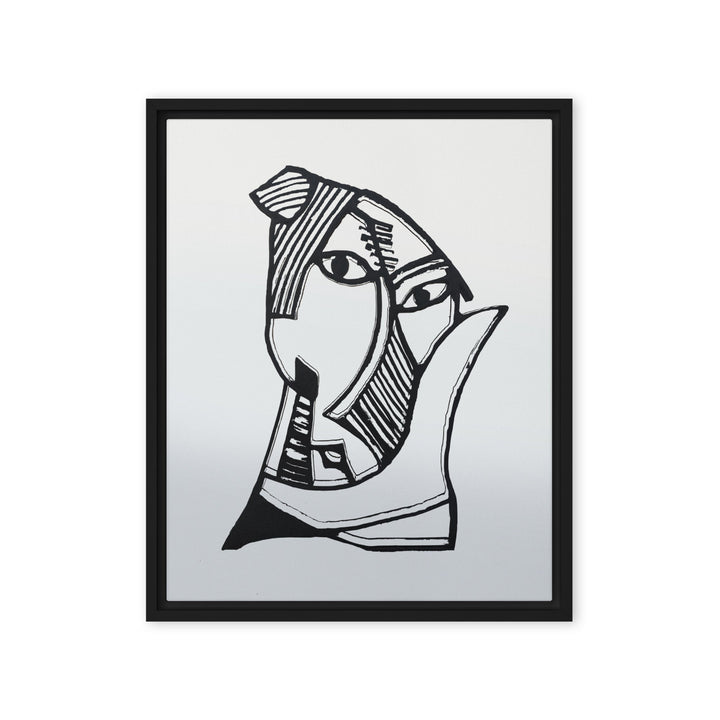 Leinwand - Pablo Picasso, Les Demoiselles d’Avignon grey Schwarz / 41x51 cm (16″×20″) artlia