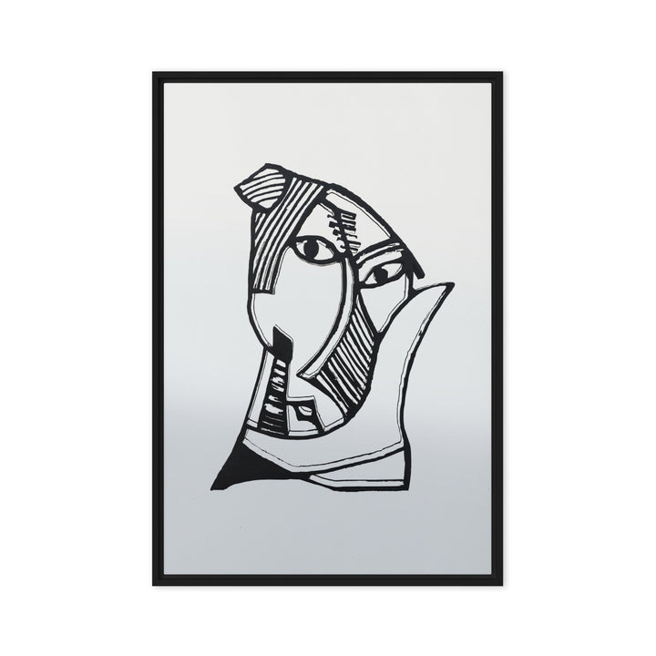 Leinwand - Pablo Picasso, Les Demoiselles d’Avignon grey Schwarz / 61x91 cm (24″×36″) artlia