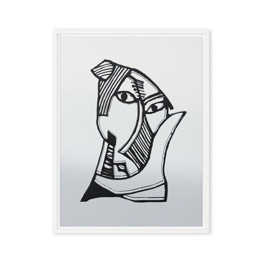 Leinwand - Pablo Picasso, Les Demoiselles d’Avignon grey Weiß / 46x61 cm (18″×24″) artlia
