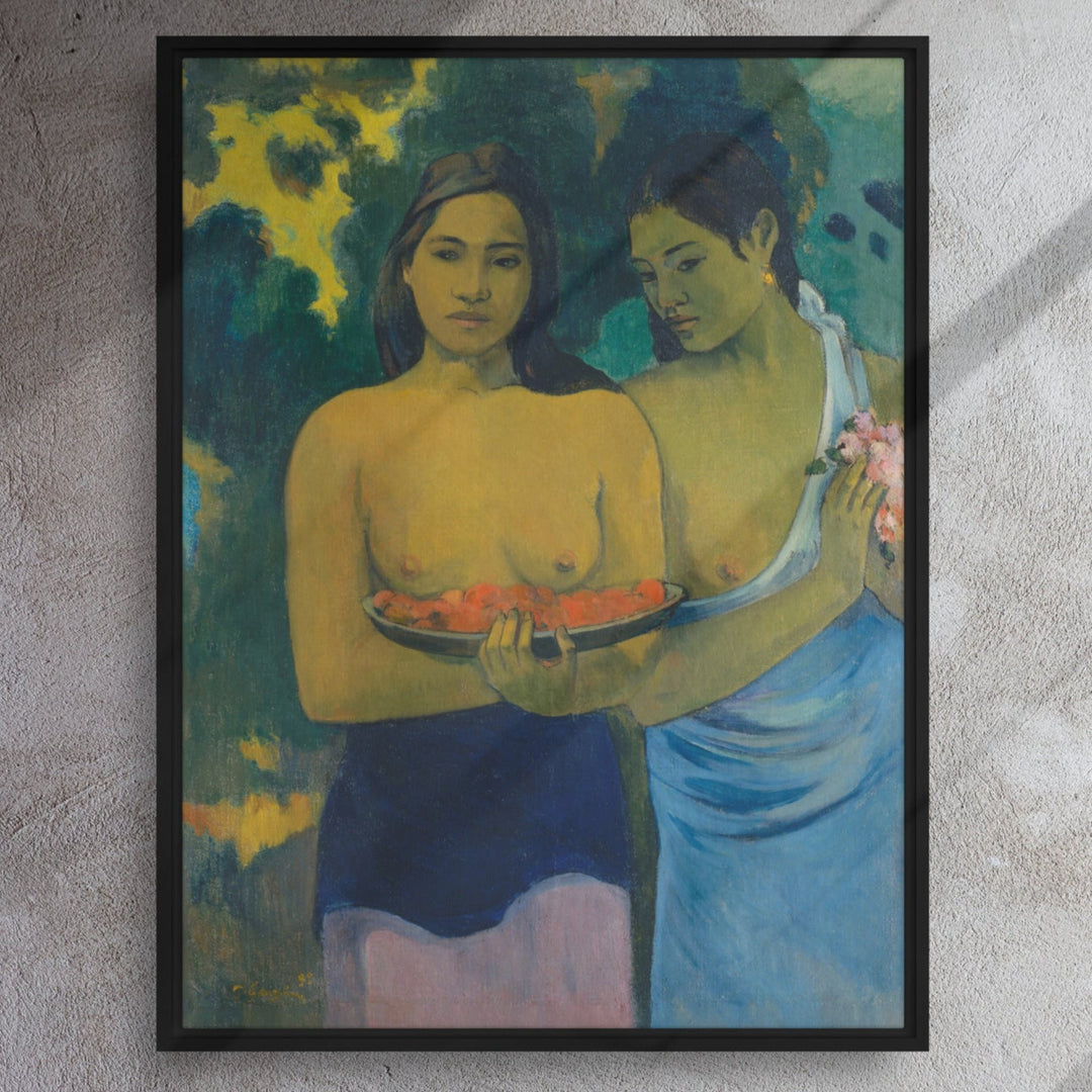 Leinwand - Paul Gauguin, Tahitische Frauen am Strand artlia
