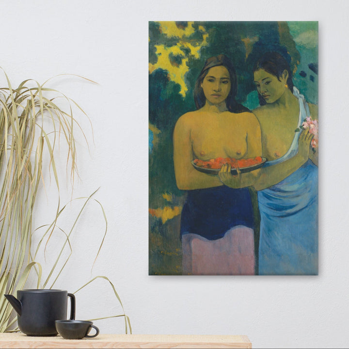 Leinwand - Paul Gauguin, Tahitische Frauen am Strand artlia