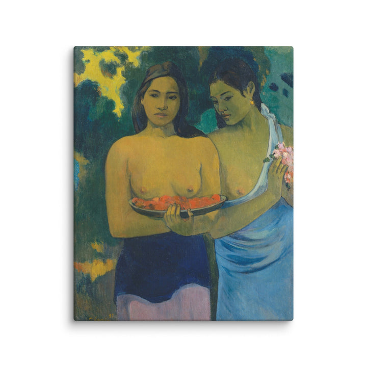 Leinwand - Paul Gauguin, Tahitische Frauen am Strand ohne Rahmen / 41x51 cm (16″×20″) artlia