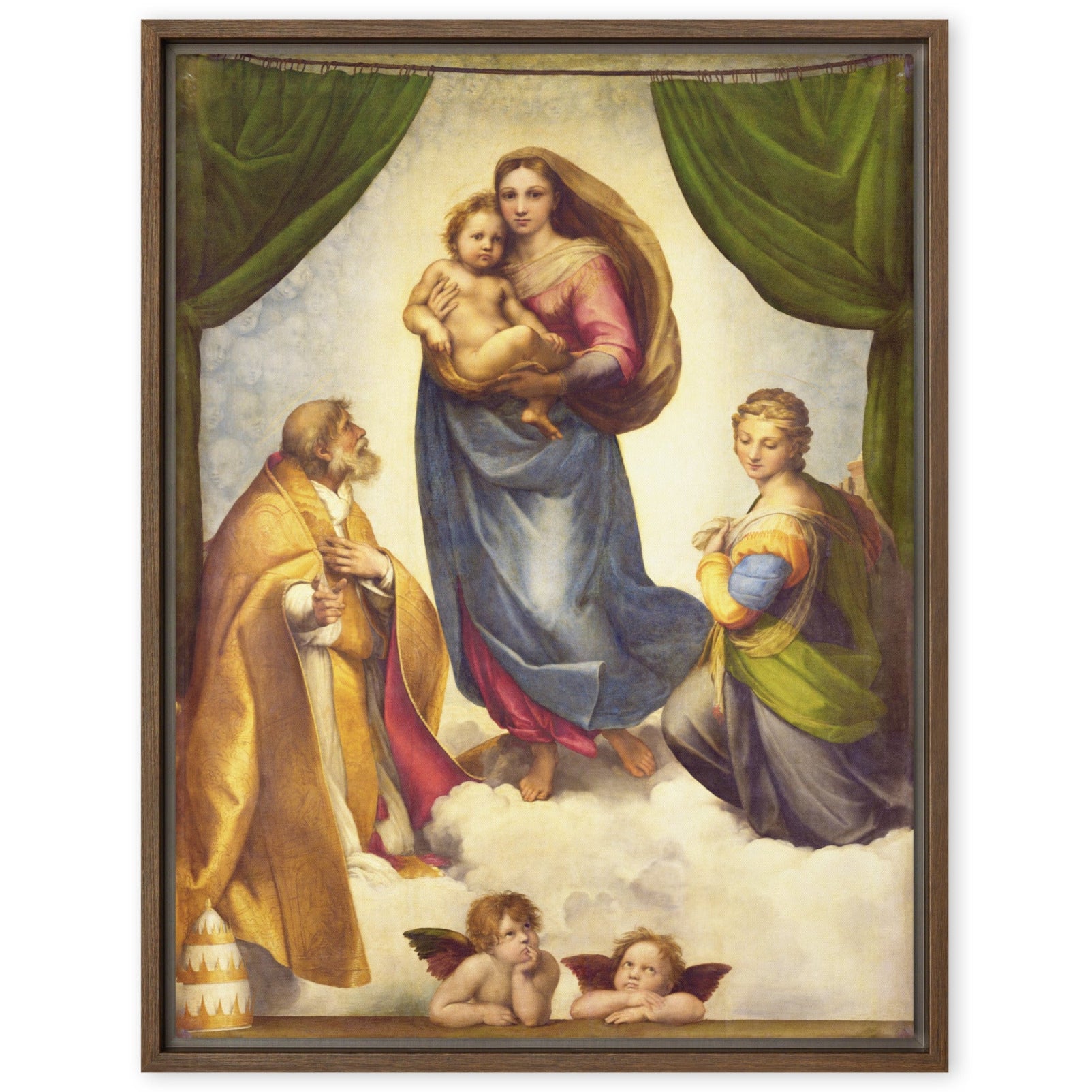 Canvas - Raffaello Sanzio da Urbino, The Sistine Madonna - ARTLIA