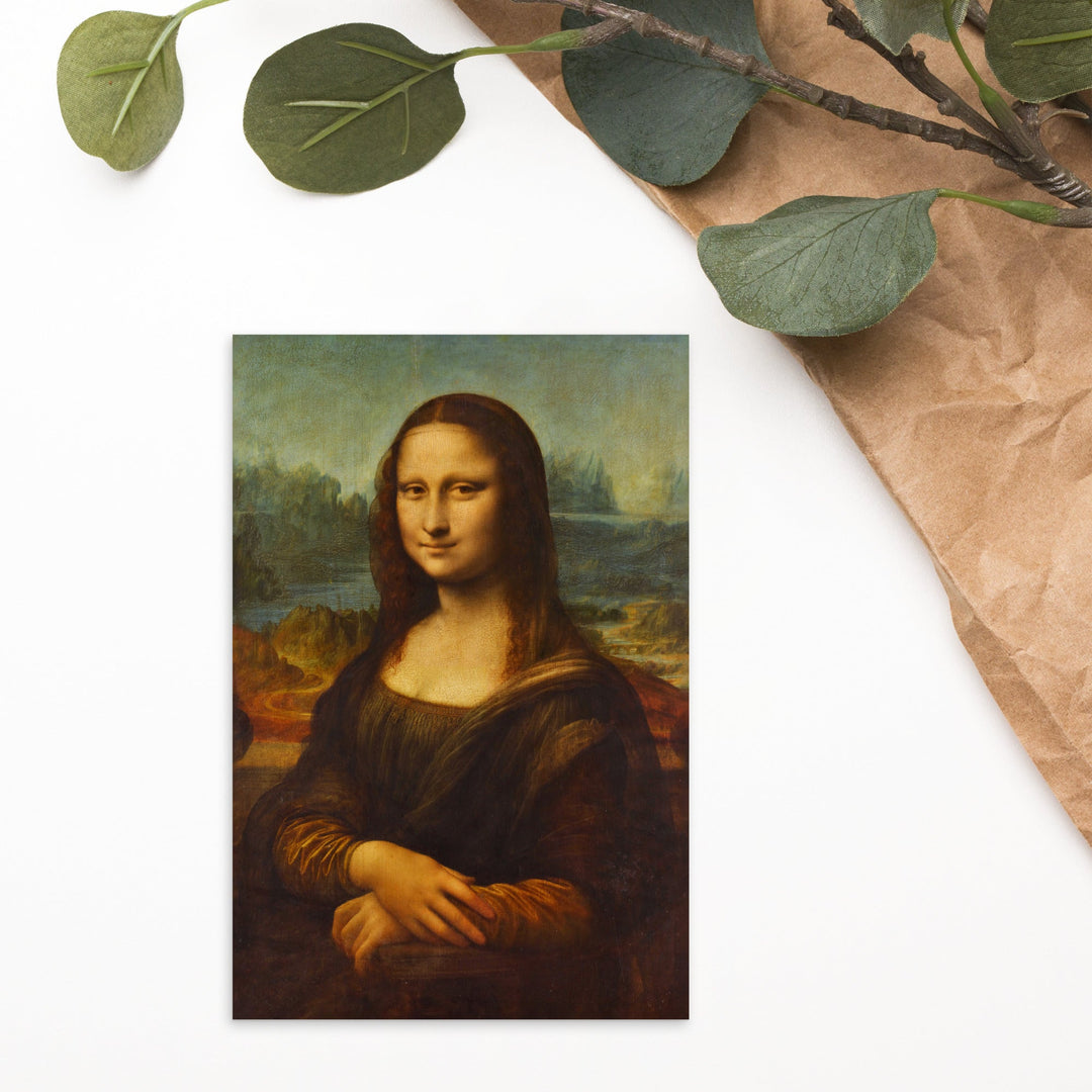 Mona Lisa, Leonardo da Vinci - Postkarte artlia