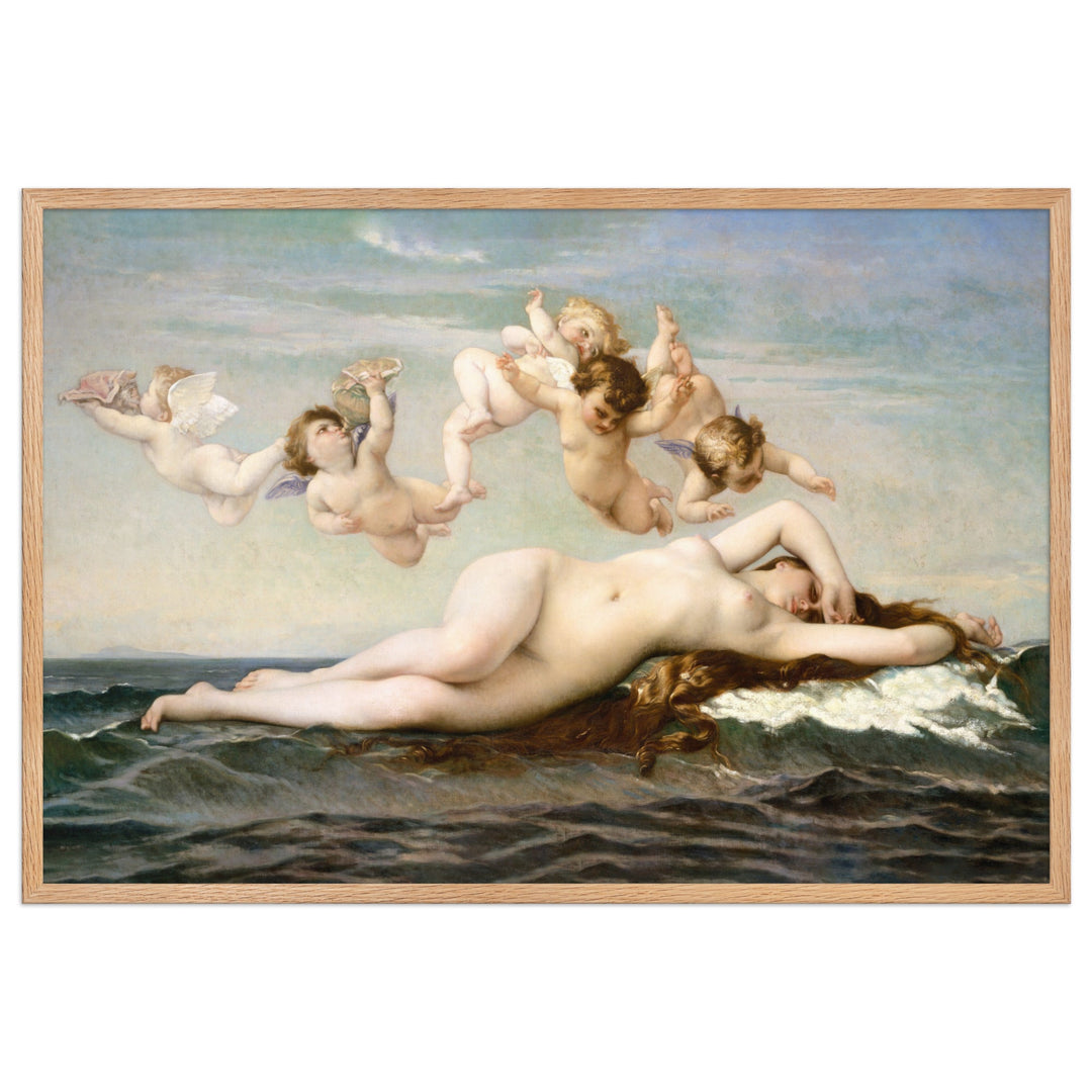 Poster - Alexandre Cabanel, Die Geburt der Venus Oak / 61×91 cm artlia