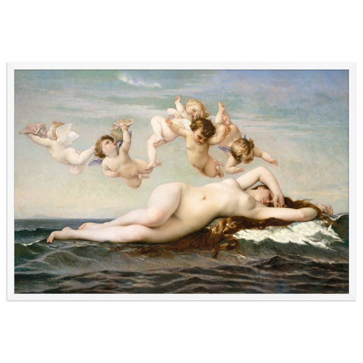 Poster - Alexandre Cabanel, Die Geburt der Venus Weiß / 61×91 cm artlia