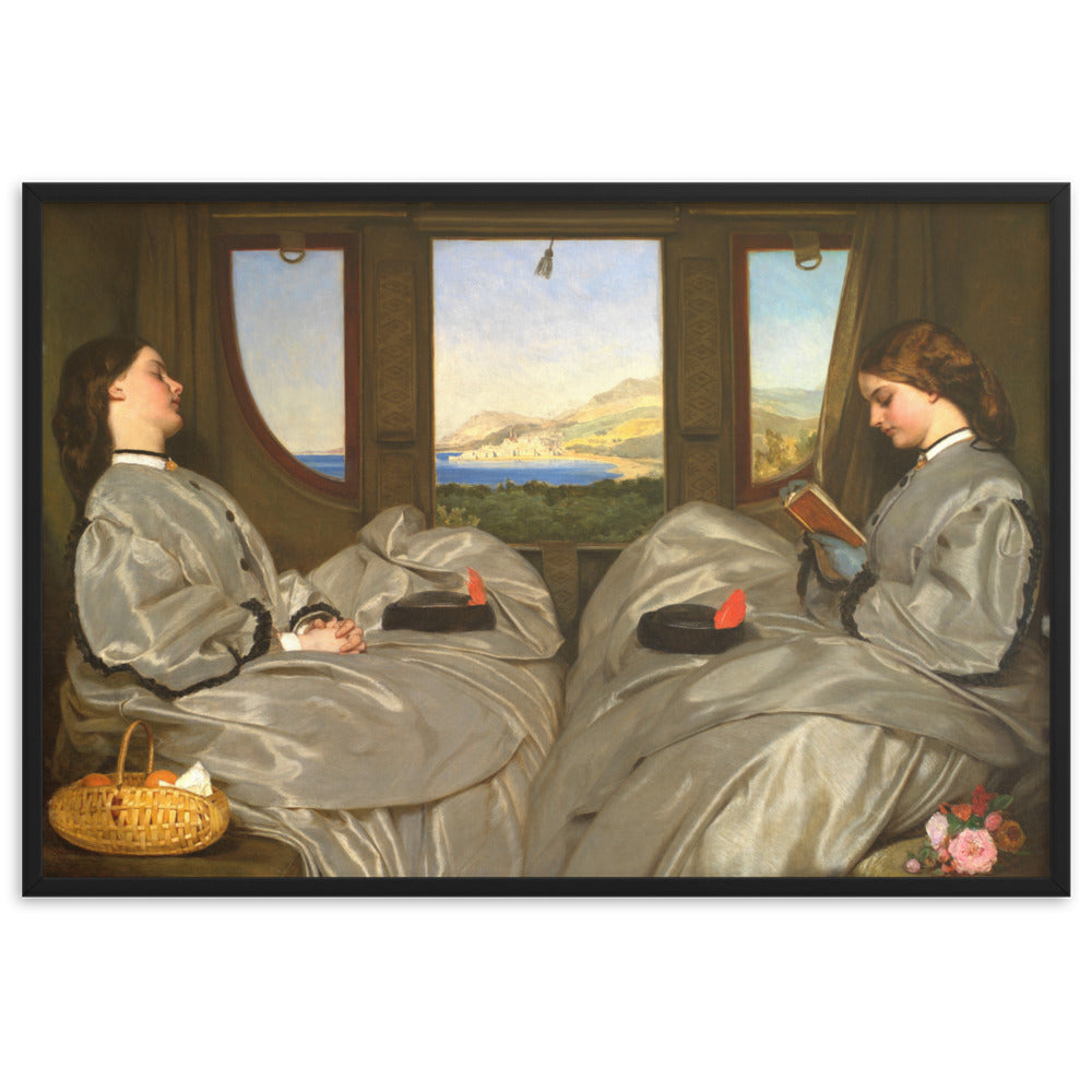 Poster - Augustus Leopold Egg, The Travelling Companions Schwarz / 61×91 cm artlia