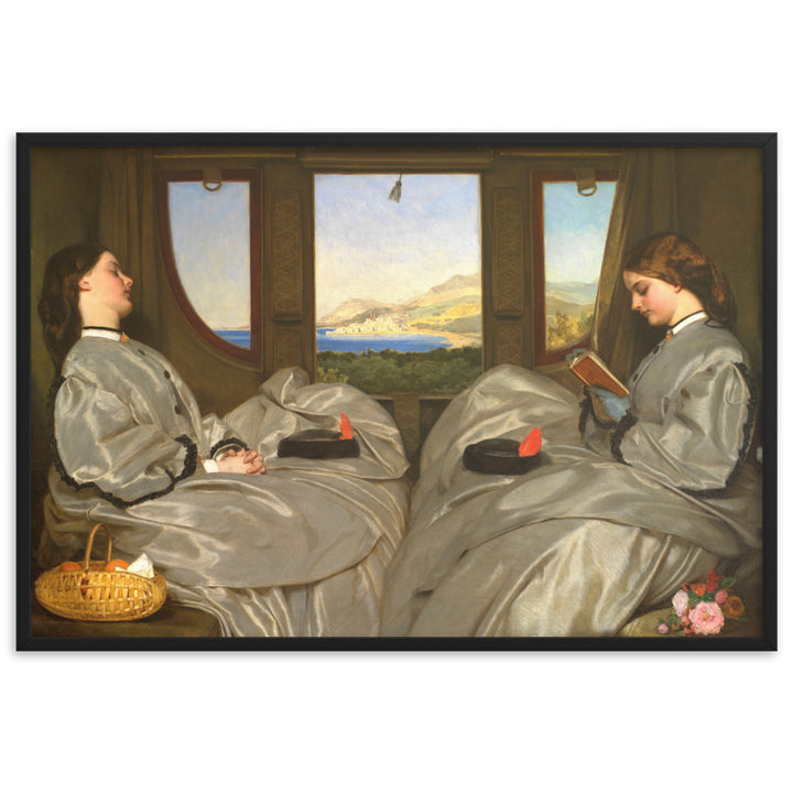 Poster - Augustus Leopold Egg, The Travelling Companions Schwarz / 61×91 cm artlia