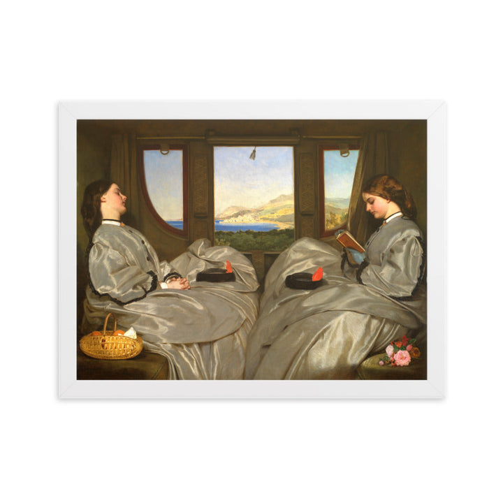 Poster - Augustus Leopold Egg, The Travelling Companions Weiß / 30×40 cm artlia