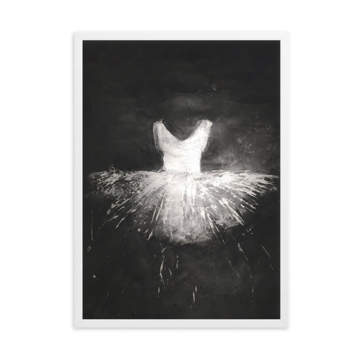 Poster - Ballett Kostüm Weiß / 50×70 cm artlia