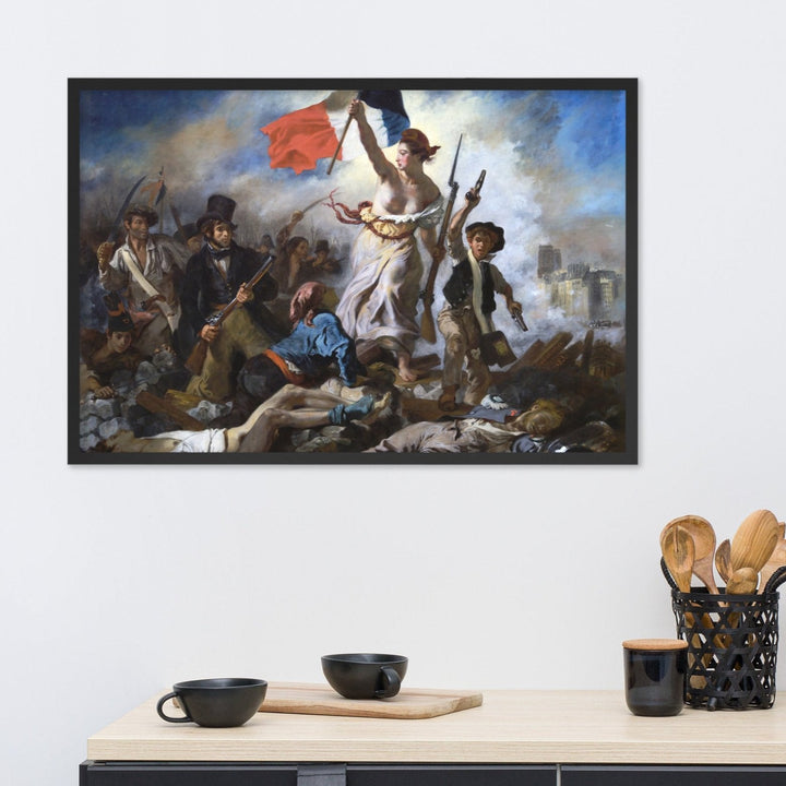 Poster - Eugène Delacroix, Die Freiheit führt das Volk artlia