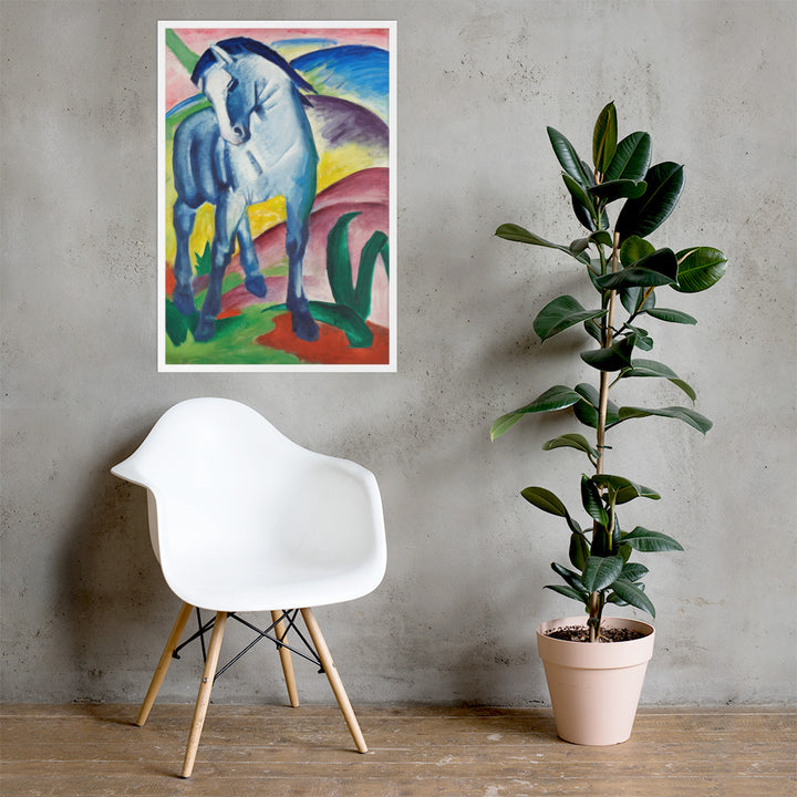 Poster - Franz Marc, Blaues Pferd I artlia