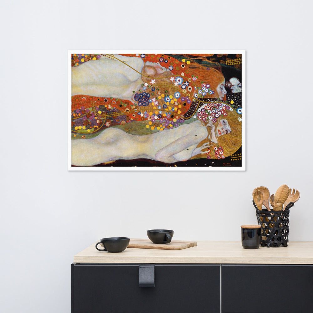 Poster - Gustav Klimt, Wasserschlangen II artlia