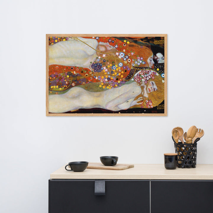 Poster - Gustav Klimt, Wasserschlangen II artlia