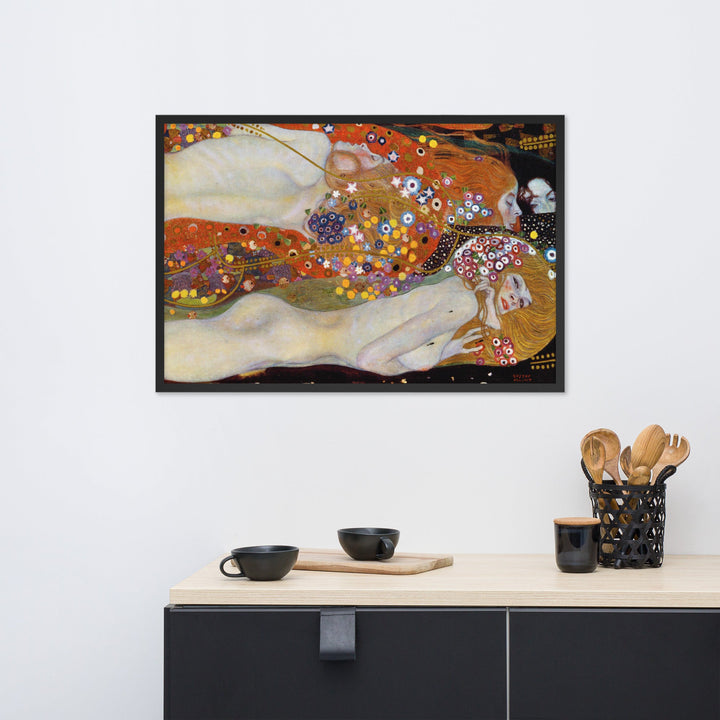 Poster - Gustav Klimt, Wasserschlangen II artlia