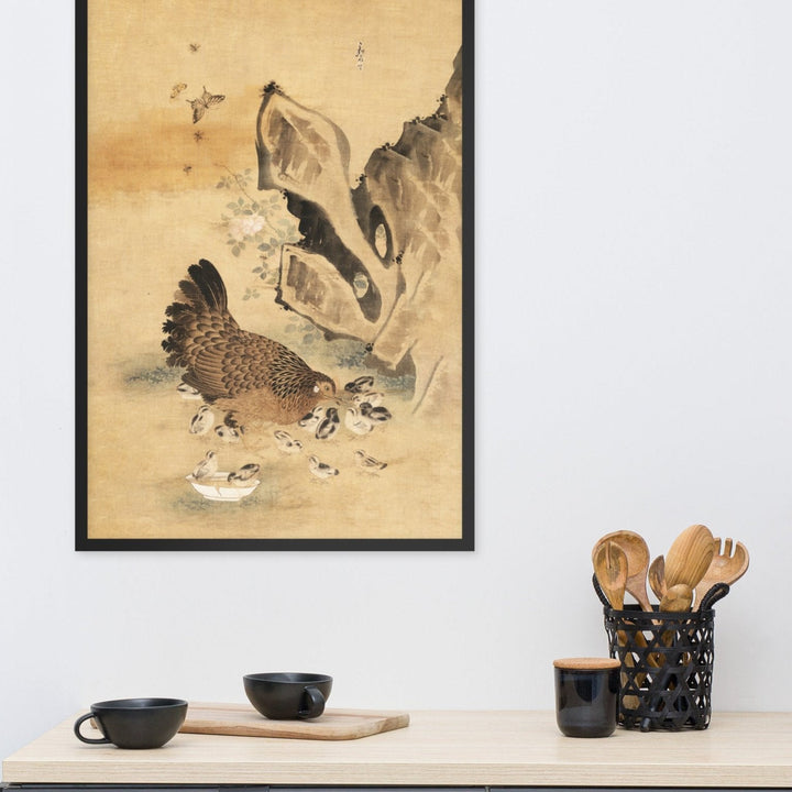 Poster - Henne und Küken, Byeon Sang-byeok artlia