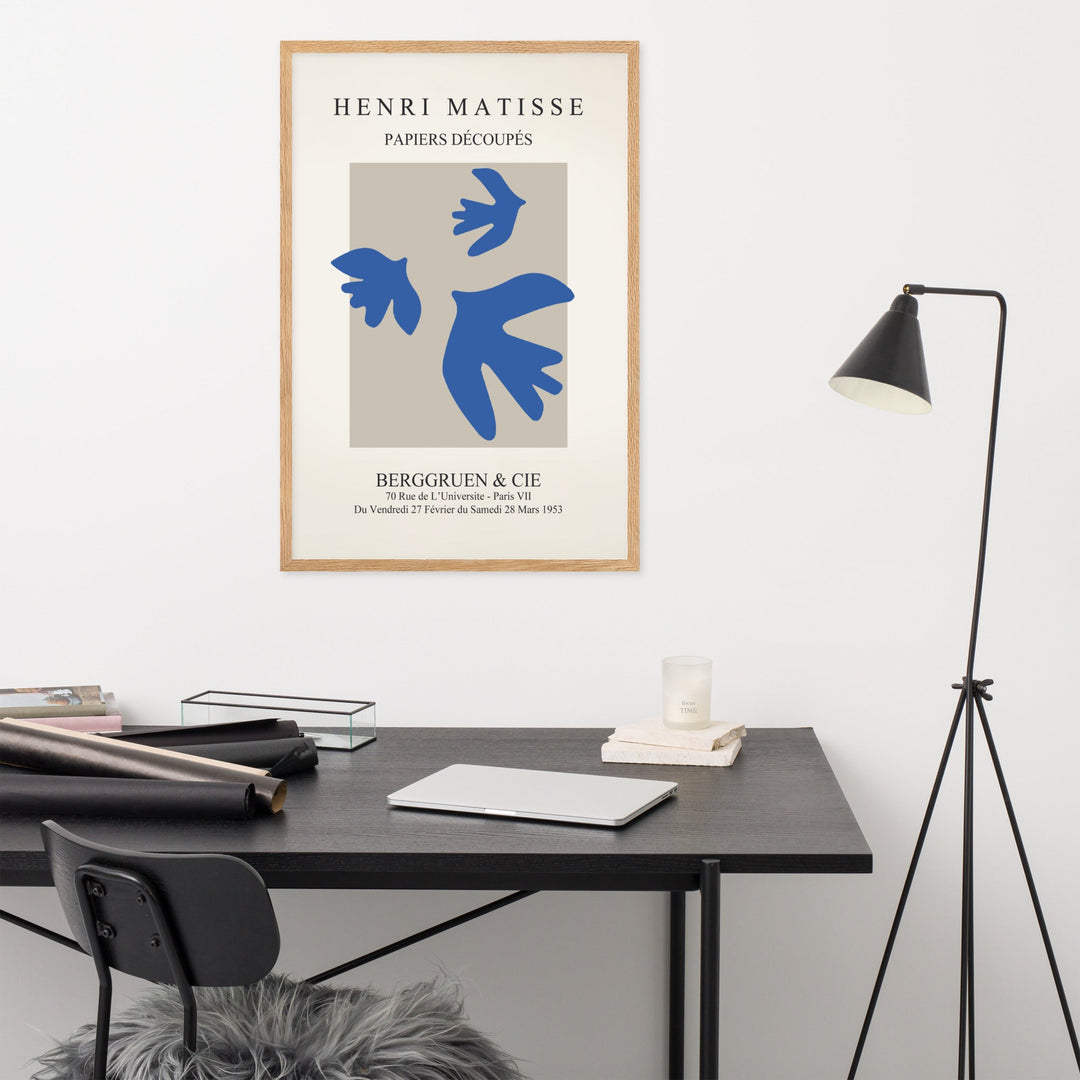 Poster - Henri Matisse, blaue Vögel artlia