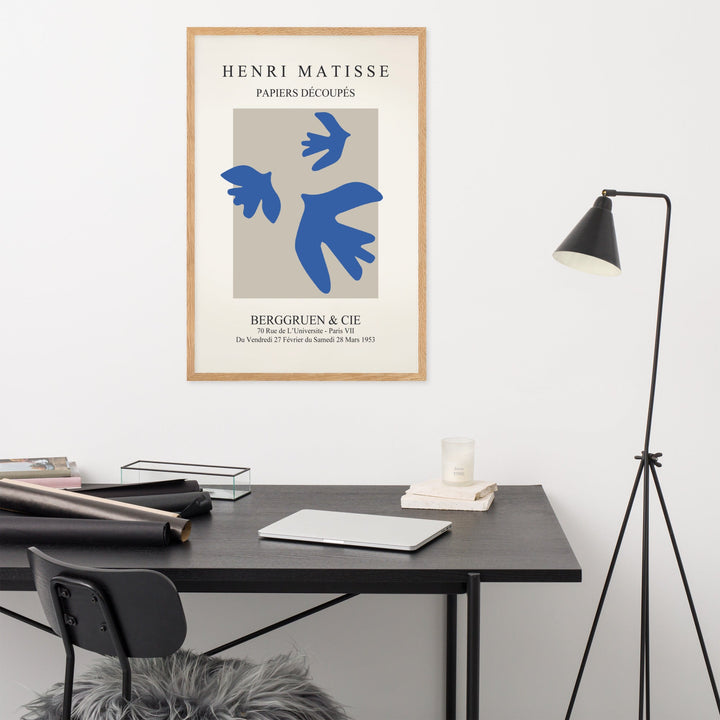 Poster - Henri Matisse, blaue Vögel artlia