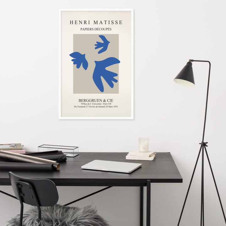 Poster - Henri Matisse, blaue Vögel artlia