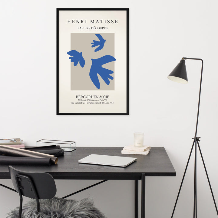 Poster - Henri Matisse, blaue Vögel artlia