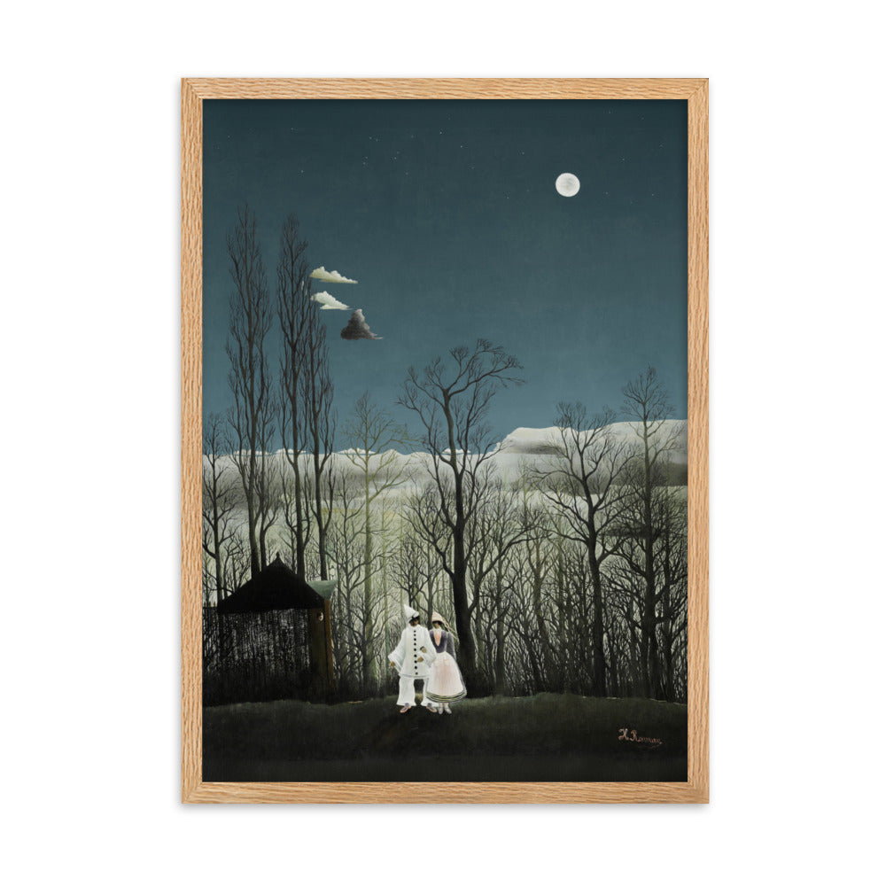 Poster - Henri Rousseau, Karnevalsabend Oak / 50×70 cm artlia