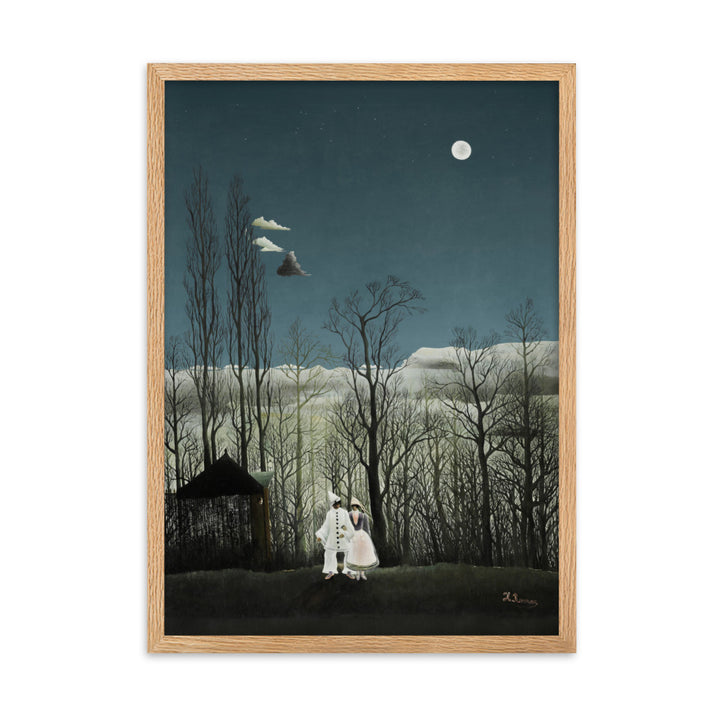 Poster - Henri Rousseau, Karnevalsabend Oak / 50×70 cm artlia