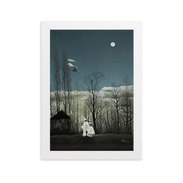 Poster - Henri Rousseau, Karnevalsabend Weiß / 21×30 cm artlia