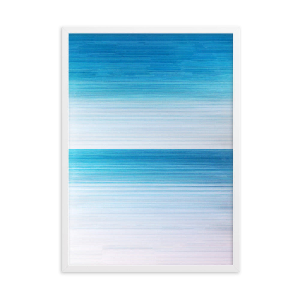 Poster - Horizont Weiß / 50×70 cm artlia