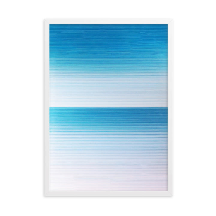 Poster - Horizont Weiß / 50×70 cm artlia