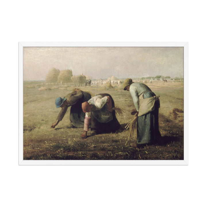 Poster - Jean-François Millet, Die Ährenleserinnen Weiß / 50×70 cm artlia